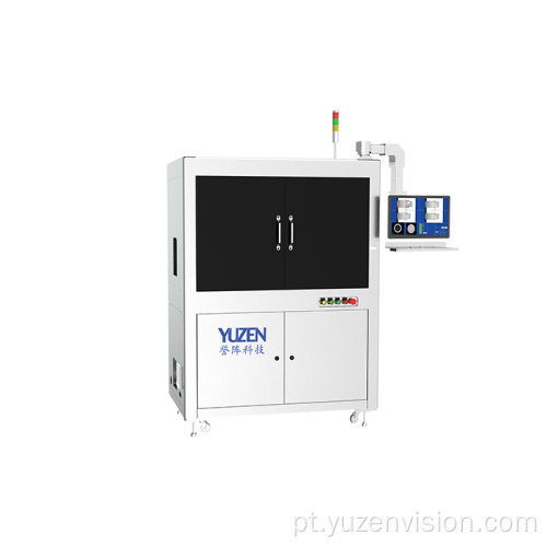 Sistema de controle de qualidade da visão de máquina para produtos plásticos